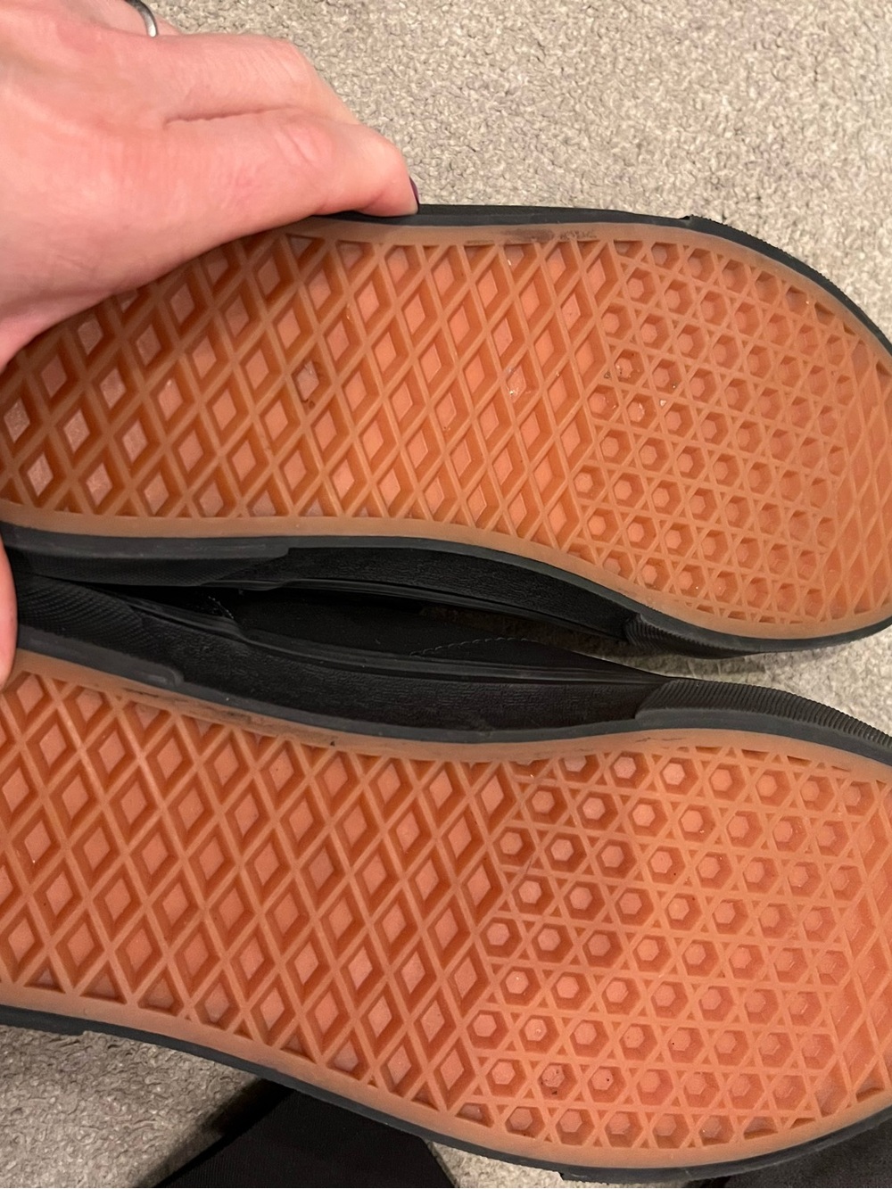 Vans Black Leather Low-Top Sneakers - Picture 3 of 3